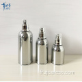 Flacon Airless argent brillant 30 ml 50 ml